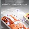 Wireless Mouse, Bluetooth+2.4GHz Rechargeable Mouse with USB Receiver, 2400DPI LED Slim Silent Computer Portable Bluetooth Transparent Mouse for MacBook/Laptop/Pro/iPad/Windows(Orange) view 3