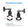 SKYJFFJ Bike Handlebar Mount for Gopro Hero 13 12 11 10 9 8 360 Degree Aluminium Alloy Motorcycle Camera Mount for DJI Osmo Insta360 AKASO and Other Action Camera view 2