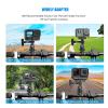 SKYJFFJ Bike Handlebar Mount for Gopro Hero 13 12 11 10 9 8 360 Degree Aluminium Alloy Motorcycle Camera Mount for DJI Osmo Insta360 AKASO and Other Action Camera view 3