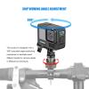 SKYJFFJ Bike Handlebar Mount for Gopro Hero 13 12 11 10 9 8 360 Degree Aluminium Alloy Motorcycle Camera Mount for DJI Osmo Insta360 AKASO and Other Action Camera view 4