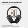 Calmbee Bluetooth Headphones, Hybrid Active Noise Cancelling Wireless Headphones Over Ear with Microphone, Up to 140H Playtime, Transparency Mode, Deep Bass, Clear Calls, Comfort fit for Travel, Home view 2