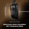 Calmbee Bluetooth Headphones, Hybrid Active Noise Cancelling Wireless Headphones Over Ear with Microphone, Up to 140H Playtime, Transparency Mode, Deep Bass, Clear Calls, Comfort fit for Travel, Home view 3