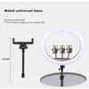 KASINshooting Photographic Camera Multi Color Selfie Tripod Ringlight Kit Dimmerble 56cm 22 inch Led RGB Circle Ring Light for Live Broadcast (with 1.6Meter Tripod) view 2
