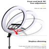 KASINshooting Photographic Camera Multi Color Selfie Tripod Ringlight Kit Dimmerble 56cm 22 inch Led RGB Circle Ring Light for Live Broadcast (with 1.6Meter Tripod) view 3