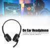 Kids Headphones with Microphone, Kids Headphone Stereo Noise Isolation Foldable On Ear 3.5mm Wired Childs Headset with Mic for Travel Plane view 2