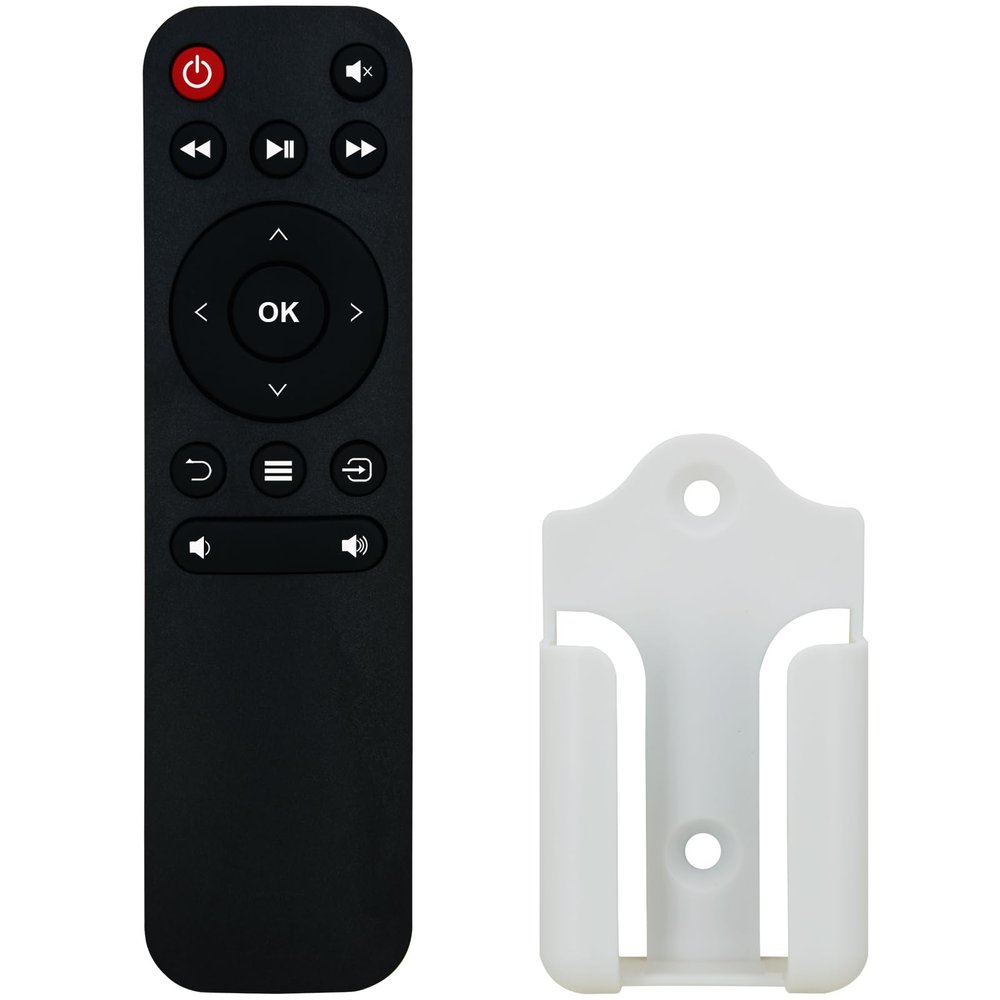 Replacement Remote Control for Vankyo Performance V700 V600 V620 V630 V630W V610 & (Leisure 3/3W/3W PRO/410/430W/D30WT/D30WQ/470/470 Pro/D70T/D70Q) Cinema Home Projector (with Mounting Bracket)