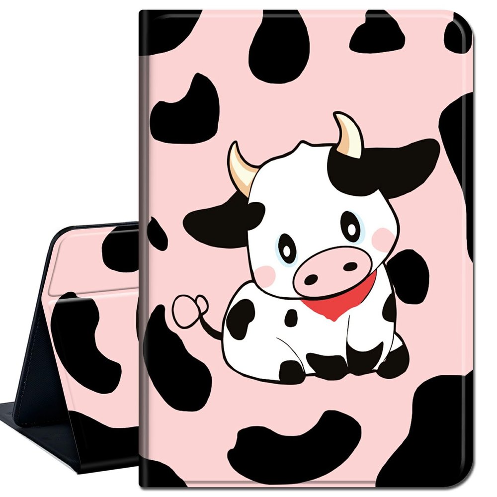 Case for 6" Amazon Kindle 10th Gen 2019 Released,Slim Lightweight Smart Shell Stand Cover with Auto Wake/Sleep for Kindle 10th Gen 2019,Cute Cows Pink