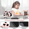 Case for 6" Amazon Kindle 10th Gen 2019 Released,Slim Lightweight Smart Shell Stand Cover with Auto Wake/Sleep for Kindle 10th Gen 2019,Cute Cows Pink view 3