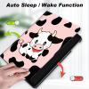 Case for 6" Amazon Kindle 10th Gen 2019 Released,Slim Lightweight Smart Shell Stand Cover with Auto Wake/Sleep for Kindle 10th Gen 2019,Cute Cows Pink view 4