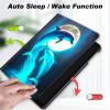 Case for 6" Amazon Kindle 10th Gen 2019 Released,Slim Lightweight Smart Shell Stand Cover with Auto Wake/Sleep for Kindle 10th Gen 2019,Cute Dolphins and Moon view 4