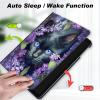 Case for 6" All-New Kindle (11th Generation, 2022 Release),Slim Lightweight Smart Shell Stand Cover with Auto Wake/Sleep for Kindle 2022 e-Reader,Cute Black Cat Flower view 4