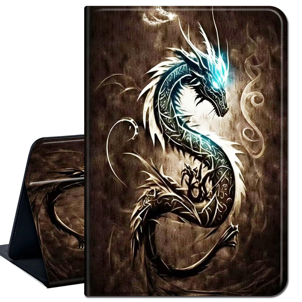 Case for 6" All-New Kindle (11th Generation, 2022 Release),Slim Lightweight Smart Shell Stand Cover with Auto Wake/Sleep for Kindle 2022 e-Reader,Dragon