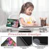 Case for 6" All-New Kindle (11th Generation, 2022 Release),Slim Lightweight Smart Shell Stand Cover with Auto Wake/Sleep for Kindle 2022 e-Reader,Hummingbird Red Flower view 3
