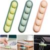 COOCAT Cute Pea Cable Clips, USB Cable Organizer, Charging Cord Holder, Wire Management for Car Office Desk Workbench Bedroom Bedside Nightstand (6-Pack) view 2