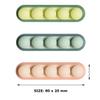 COOCAT Cute Pea Cable Clips, USB Cable Organizer, Charging Cord Holder, Wire Management for Car Office Desk Workbench Bedroom Bedside Nightstand (6-Pack) view 3