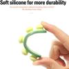 COOCAT Cute Pea Cable Clips, USB Cable Organizer, Charging Cord Holder, Wire Management for Car Office Desk Workbench Bedroom Bedside Nightstand (6-Pack) view 4