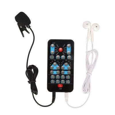 Voice Costume, Black Voice Changer with 8 Sound Effects for Mobile Phone