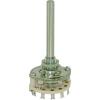 SWel D4C0206S, Rotary Switch, 2-6pos, 1deck, 2pole/Deck, DP6T, Shorting, 30, Solder Lug view 1