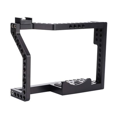 Acouto Aluminium Alloy Camera Cage Rig for GH4/5 Sturdy Multiple Holes Cold Shoe Mount