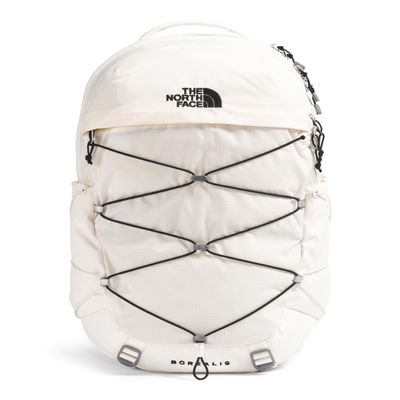 The North Face Women's Borealis Commuter Laptop Backpack - Everyday Travel Bag, 16" Laptop Sleeve, Reflective Details, Gardenia White/TNF Black-NPF, One Size
