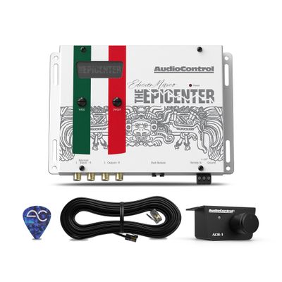 AudioControl EPICENTER Bass Restoration Processor, Car Audio Bass Booster Maximizer (Epicenter Mexico Edition, White)
