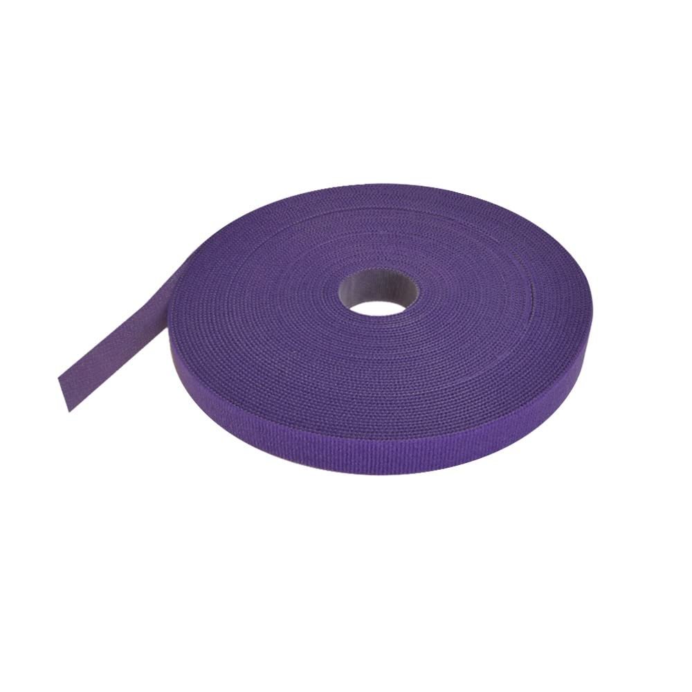 InstallerParts Cable Management Hook and Loop Strap Tape, 50 Ft, 0.8'', Purple, 5 Pack