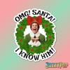 3" Elf OMG Santa Christmas Holiday Classic Quality Laminated Sticker Decal for kindle tablet pc laptop view 2
