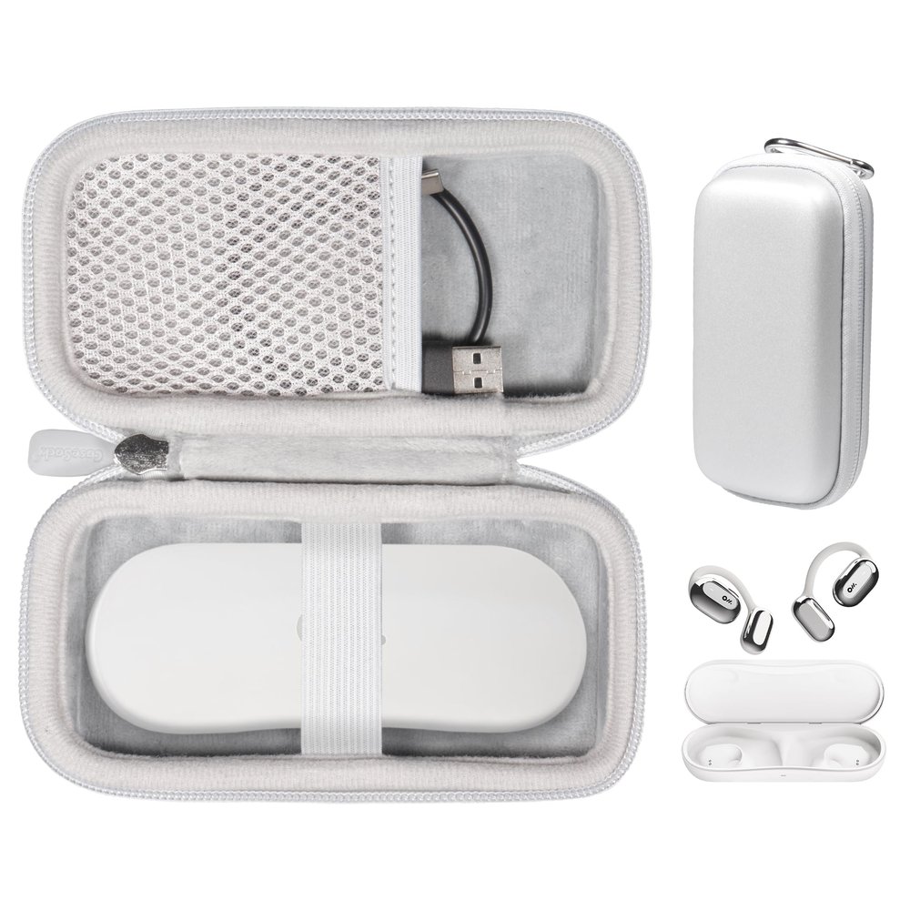 CaseSack Open Ear Headphones Case for Oladance OWS 2, OWS 1 Open Ear Headphones (Not fit for charger case) (Gray)