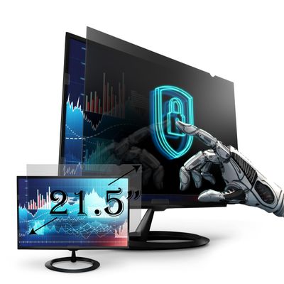 [2 Pack] Premium Privacy Screen Filter for 21.5 Inches Desktop Computer Widescreen Monitor with Aspect Ratio 16:09. Anti Glare and Anti Blue Light Protection