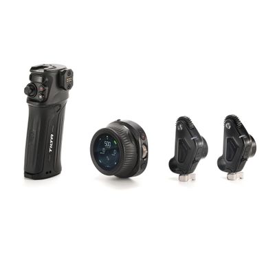 Tilta Nucleus Nano II Control Handle Kit - Wireless Lens Control System | Includes Hand Wheel, 2 Motors, Power Handle + More | Wireless Zoom, Focus, Aperture Control | Follow Focus | Touch Screen