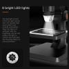 Gavigain LCD Digital Microscope 4.3-inch LCD Digital Microscope 1000X Magnification Zoom HD 1920x1080P Electron Microscope with 8 Adjustable LED Lights Welding Electron Microscope view 3