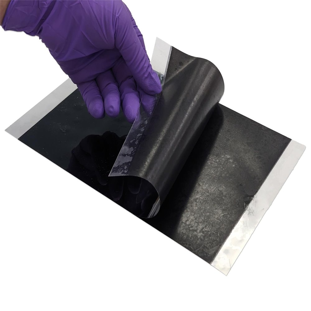 Crime Scene Palm Fingerprint Ink Strips, 100 Extra Large Single use Strips - The 100 Strips Peel Open to Become 200 Inked Strips, Easy Clean up - 6 x 10 Size