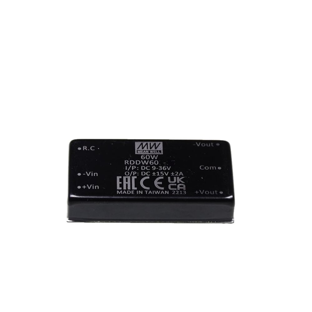 Mean Well RDDW 60W 15V 2A Power Supply Converter RDDW60F-15 DIP Package