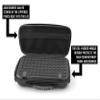 CASEMATIX Travel Case Compatible with Audio-technica AT-SB727 Portable Turntable Sound Burger Vinyl Record Player - Includes Carry Case Only with Handle and Shoulder Strap, Black view 4