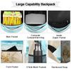 18 In Backpack for Men Women, Oil Chicken Rooster Large Capacity Backpack Hiking Travel Laptop Back Pack Casual Daypack view 3