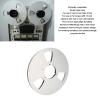 10 Inch Empty Tape Reel, Open Reel Audio Aluminum Alloy Takeup Reel 456 Sound Reels Open Reel Tape Empty Reel for Recording, 1/4 Inch Tape(Silver) view 3