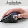 ELECOM Ergonomic Comfort Design Trackball IST Wired USB-A Connection, Smooth Tracking with Ruby Ball Bearing, 36mm Ball, Thumb Control, Compatible for Windows, PC, and Mac White (M-IT10URWH) view 3