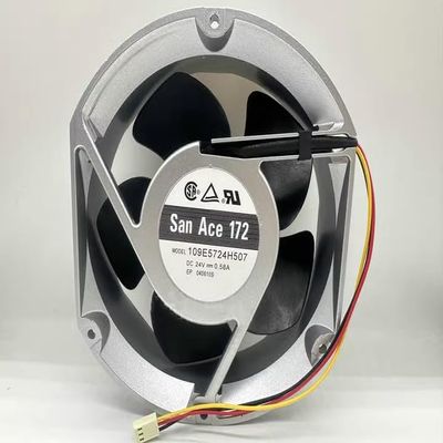 109E5724H507 3-Wire (172x150x51mm) 24V 0.58A Aluminum Frame Inverter Cooling Fan