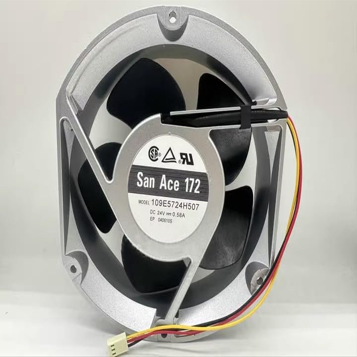 109E5724H507 3-Wire (172x150x51mm) 24V 0.58A Aluminum Frame Inverter Cooling Fan