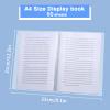 4 Pack A4 Presentation Book,Binder with Plastic Sleeves,60 Pockets Portfolio Folder Display Book with Sheet Protectors for School,Office view 2