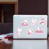 Kawaii Pink Bunny Stickers - 50pcs Waterproof Vinyl Stickers for Kids, Girls & Home Decor - Rabbit Aesthetic Stickers Bulk, Party Pack view 4