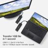 M.2 NVME + SATA SSD Enclosure, USB C 3.1 Gen 2 (10 Gbps), NVMe SSD Enclosure Supports M and B&M Keys 2280/2230/ 2242/2260 SSDs view 2