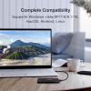 M.2 NVME + SATA SSD Enclosure, USB C 3.1 Gen 2 (10 Gbps), NVMe SSD Enclosure Supports M and B&M Keys 2280/2230/ 2242/2260 SSDs view 4