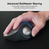ELECOM Ergonomic Comfort Design Trackball IST Bluetooth 5.3, Super-Smooth Tracking with Roller Ball Bearing, 36mm Ball, Thumb control, Compatible for Windows, PC, Mac, iPadOS, and Android (M-IT11BRBK) view 2
