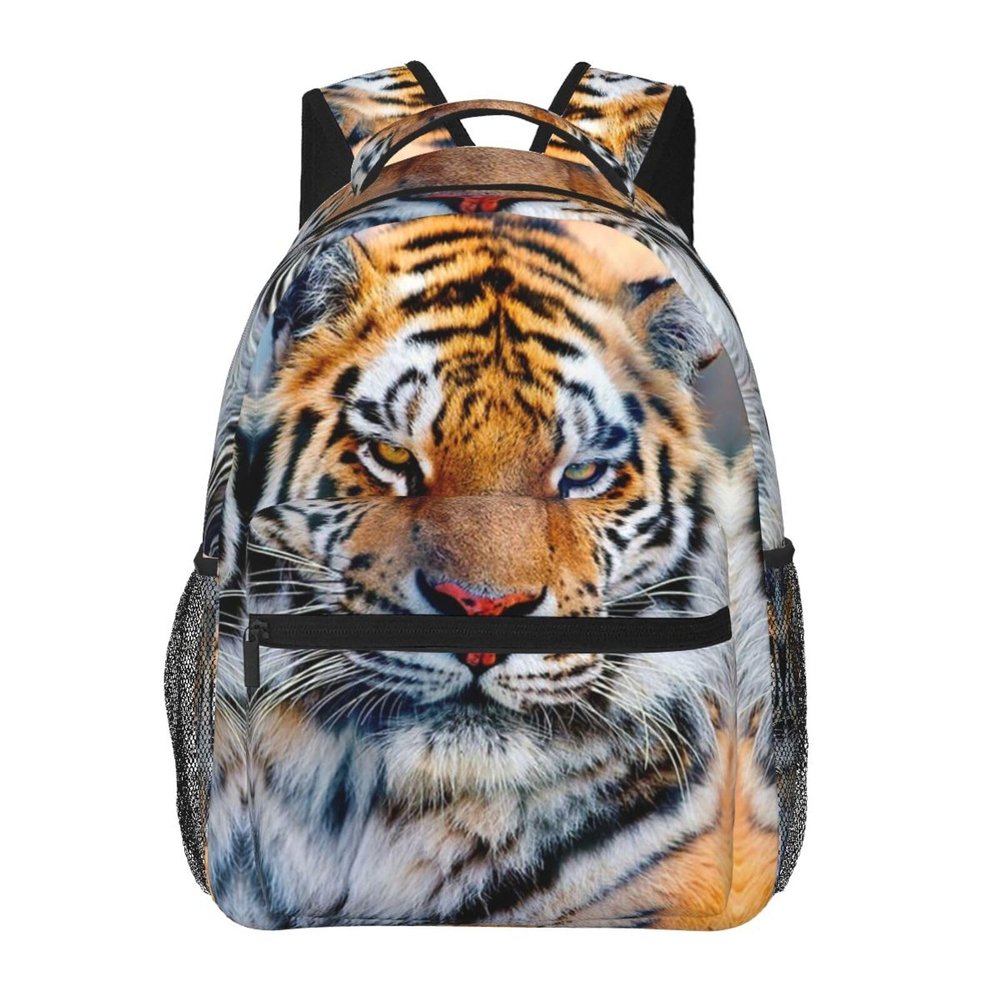 ASYG Tiger Backpack Mens Laptop Backpack Cool Tablet Travel Picnic Tiger Bag Laptop Bag