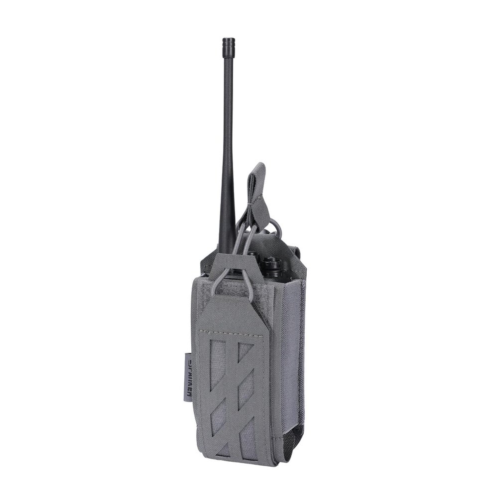 EXCELLENT ELITE SPANKER Tactical Universal Radio Holster Holder Molle Radio Pouch Adjustable for Duty Belt,Vest for Two Ways Walkie Talkie Holder(3 * 1 * 6inch)