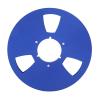 10 Inch Empty Tape Reel, Open Reel Audio Aluminum Alloy Takeup Reel 456 Sound Reels Open Reel Tape Empty Reel for Recording, 1/4 Inch Tape(Blue) view 1