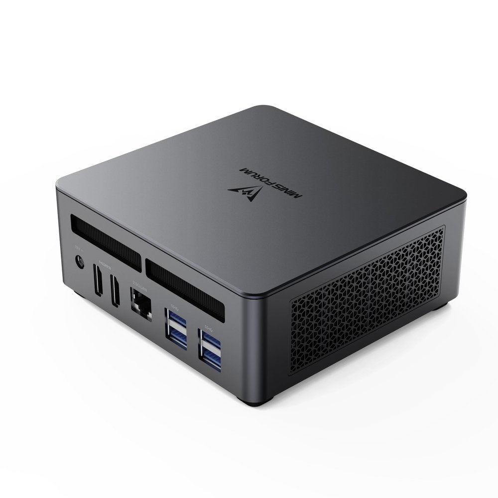 MINISFORUM Venus Series UM790 Pro Mini PC AMD Ryzen 9 7940HS(8C/16T, up to 5.2GHz) No RAM No SSD Micro PC, 2xUSB4(DP|8K)/ 2xHDMI(4K)/ BT5.2/ 4xUSB3.2 Mini PC