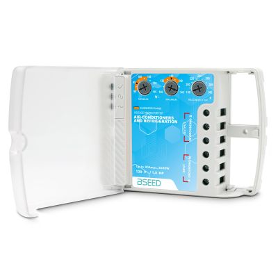BSEED Surge Protector Outlet for Refrigerator, Wiring Heavy Duty Power Surge Protector Voltage Regulator for TV, Computer and Home Appliances, Adjustable, 120V, 30A, 3600W, 2 Pack