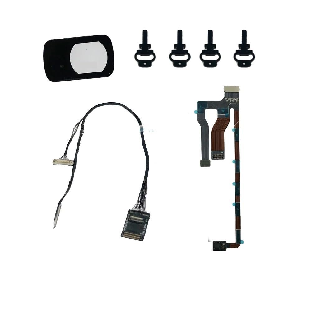 IVYARD Replacment for DJI Mavic Mini/SE Gimbal Camera Part Empty Gimbal Motor Signal PTZ Cable Lens UV Glass 3 in 1 Flat Cable (Color : 4 in 1 Set)